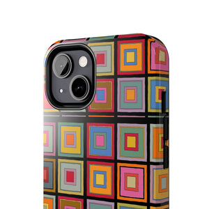 Colorful Square-Tough Phone Cases