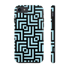 画像をギャラリービューアに読み込む, Square chevron Blue-Tough Phone Cases
