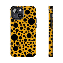 画像をギャラリービューアに読み込む, Yellow with black dots - Phone Cases
