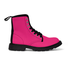 Load image into Gallery viewer, Just Pink -Women&#39;s Canvas Boots
