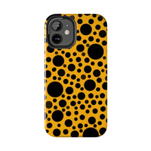 画像をギャラリービューアに読み込む, Yellow with black dots - Phone Cases
