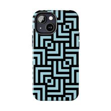 画像をギャラリービューアに読み込む, Square chevron Blue-Tough Phone Cases
