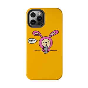 Hello Bunny-Tough Phone Cases