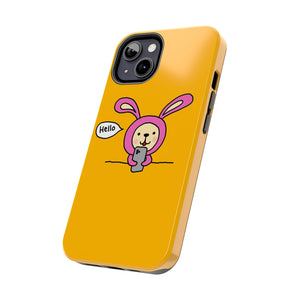 Hello Bunny-Tough Phone Cases