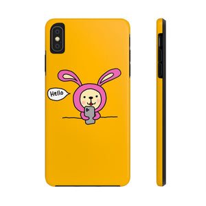 Hello Bunny-Tough Phone Cases