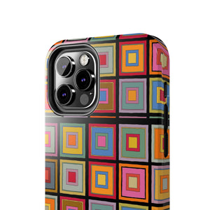 Colorful Square-Tough Phone Cases