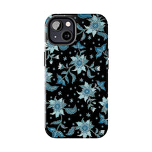 Load image into Gallery viewer, Blue Flowers-Tough Phone Cases
