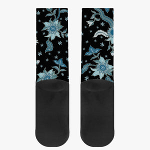 Blue flowers - Socks