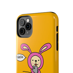 Hello Bunny-Tough Phone Cases