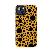 画像をギャラリービューアに読み込む, Yellow with black dots - Phone Cases
