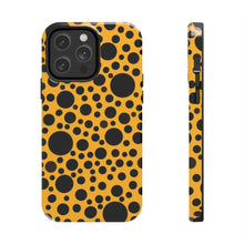 画像をギャラリービューアに読み込む, Yellow with black dots - Phone Cases
