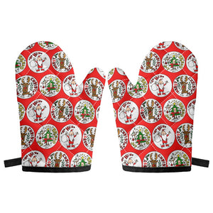 Oven glove(two pieces)