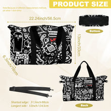 Load image into Gallery viewer, 'Everything is Perfect on Black' Lightweight luggage
