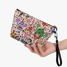 Load image into Gallery viewer, You are not alone Pink-. Zipper Sling Makeup Bag
