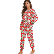 画像をギャラリービューアに読み込む, 'Santa' Women's drawstring pajamas set
