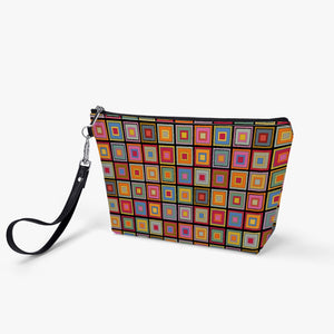 Colorful Square- Zipper Sling  Bag