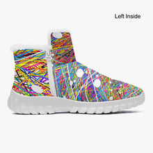 Load image into Gallery viewer, Rainbow Threads- Fur Zipper Up Boots
