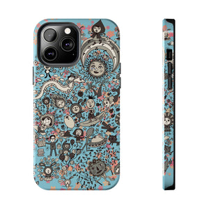 Unknown World in blue- Phone Cases