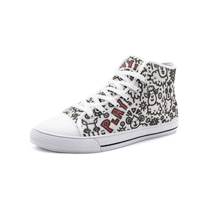 Beloved Sheep -Unisex High Top Canvas Shoes