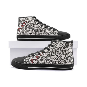 Beloved Sheep -Unisex High Top Canvas Shoes