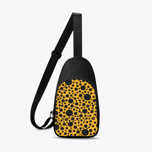 Yellow with Black dots- Chest Bag