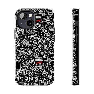 Everything is Perfect on Black-Tough Phone Cases