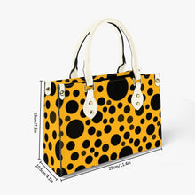 Load image into Gallery viewer, 874. Women&#39;s Bag Yellow with black dots
