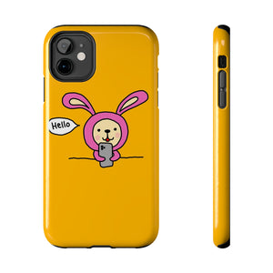 Hello Bunny-Tough Phone Cases