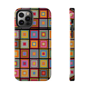 Colorful Square-Tough Phone Cases