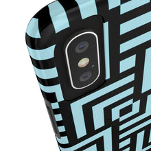 Load image into Gallery viewer, Square chevron Blue-Tough Phone Cases
