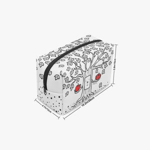 'B2'Tree in White-Large Capacity Travel Makeup Bag