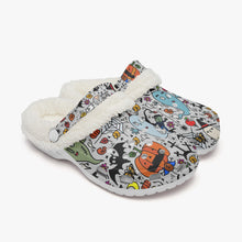 Load image into Gallery viewer, 475. Lined All Over Printed Clogs Halloween-clogs
