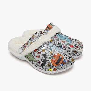 475. Lined All Over Printed Clogs Halloween-clogs