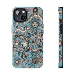 Unknown World in blue- Phone Cases