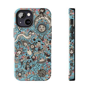 Unknown World in blue- Phone Cases