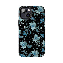 Load image into Gallery viewer, Blue Flowers-Tough Phone Cases
