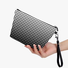 Load image into Gallery viewer, White with black dots-Zipper Sling Bag
