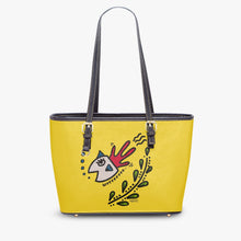 画像をギャラリービューアに読み込む, 586. Large Leather Tote Bag Fish
