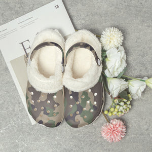 Camo-Lined  Clogs