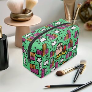 585. ‘Tiger Human’ Boxy Makeup Bag