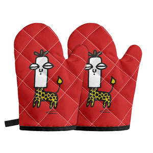 Oven glove(two pieces)