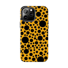 画像をギャラリービューアに読み込む, Yellow with black dots - Phone Cases
