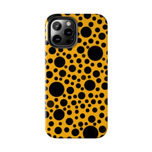 画像をギャラリービューアに読み込む, Yellow with black dots - Phone Cases
