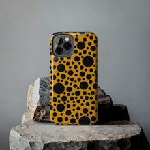 画像をギャラリービューアに読み込む, Yellow with black dots - Phone Cases
