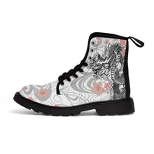 Load image into Gallery viewer, Yozakura white -Women&#39;s Canvas Boots
