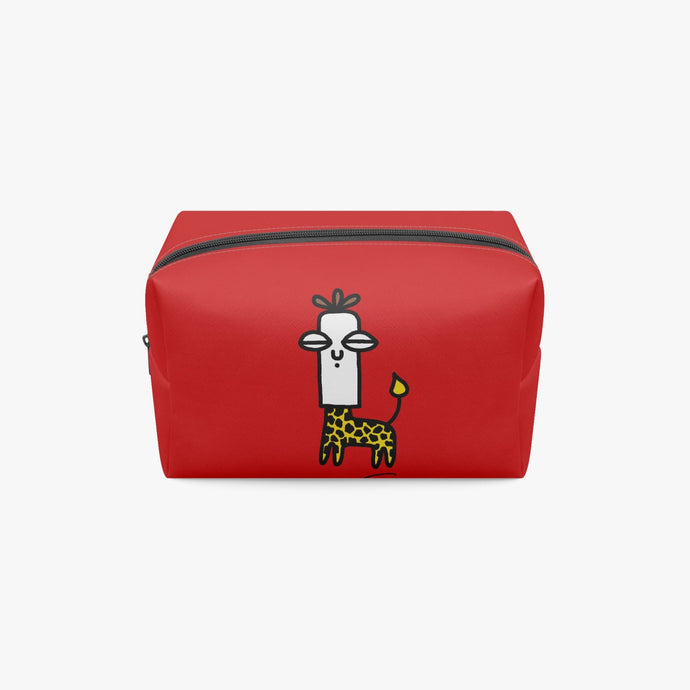 585. ‘Giraffe Human’ Boxy Makeup Bag