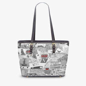 586. Large-Leather Tote Bag   Fogo Island