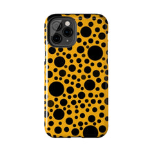 画像をギャラリービューアに読み込む, Yellow with black dots - Phone Cases
