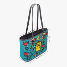 Load image into Gallery viewer, 586. Large Leather Tote Bag Tullip
