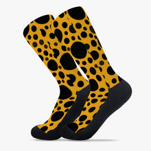 Load image into Gallery viewer, Yellow with Black dots - Socks
